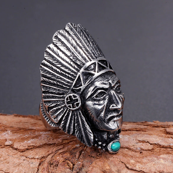 Unisex Retro Handmade Titanium Steel Ring