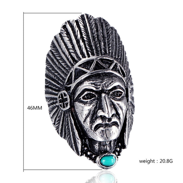 Unisex Retro Handmade Titanium Steel Ring