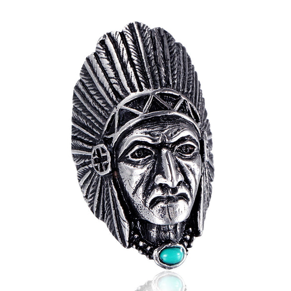 Unisex Retro Handmade Titanium Steel Ring