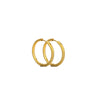 Unisex Round Stainless Steel Electroplated Fashion Earrings