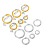 Unisex Round Stainless Steel Electroplated Fashion Earrings