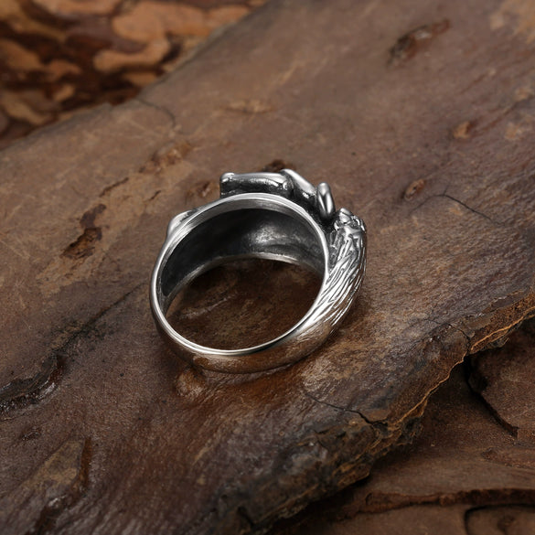 Unisex Sexy Skull Stainless Steel Ring With Seiko Design