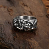 Unisex Sexy Skull Stainless Steel Ring With Seiko Design