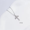 Unisex Simple Fashion Necklace Copper Electroplating Mixed Gemstone Setting O Word Chain Pendant Jewelry