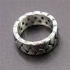 Unisex Simple Fashion Stainless Steel Woven Ring With Seiko Craftsmanship Personality Style Jewelry