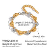 Unisex Stainless Steel And Titanium Steel Handmade Heart Water Drop Bell Pattern Electroplated Necklace And Bracelet Set