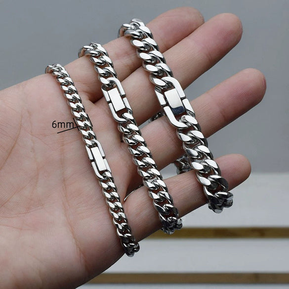 Unisex Stainless Steel Bracelet With Polished Finish And Plant Inspired Design For Men And Women Couple Jewelry