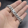 Unisex Stainless Steel Bracelet With Polished Finish And Plant Inspired Design For Men And Women Couple Jewelry