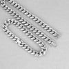 Unisex Stainless Steel Cuban Chain Bracelet With Jewelry Clasp Polished Geometric Link Design