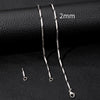 Unisex Stainless Steel Geometric Bamboo Chain Necklace With Electroplating Treatment