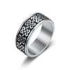 Unisex Stainless Steel Geometric Fashion Ring With Electroplated Finish For Men And Women