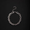 Unisex Stainless Steel Geometric Rhombus Bracelets With Electrolytic Finish In Mixed Fashion Styles