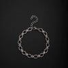 Unisex Stainless Steel Geometric Rhombus Bracelets With Electrolytic Finish In Mixed Fashion Styles