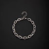 Unisex Stainless Steel Geometric Rhombus Bracelets With Electrolytic Finish In Mixed Fashion Styles