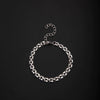Unisex Stainless Steel Geometric Rhombus Bracelets With Electrolytic Finish In Mixed Fashion Styles