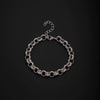 Unisex Stainless Steel Geometric Rhombus Bracelets With Electrolytic Finish In Mixed Fashion Styles