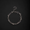 Unisex Stainless Steel Geometric Rhombus Bracelets With Electrolytic Finish In Mixed Fashion Styles