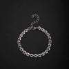 Unisex Stainless Steel Geometric Rhombus Bracelets With Electrolytic Finish In Mixed Fashion Styles