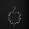 Unisex Stainless Steel Geometric Rhombus Bracelets With Electrolytic Finish In Mixed Fashion Styles