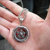 Unisex Stainless Steel Headphone Music Pendant Necklace With Electroplated Alloy Charm And Pearl Chain Letter And Cartoon Design