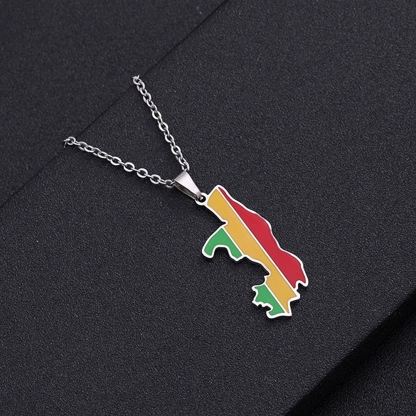 Unisex Stainless Steel Pendant Necklace With Star Shape Titanium Steel Pendant Electroplated High End Fashion Chain Accessory