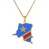 Unisex Stainless Steel Pendant Necklace With Star Shape Titanium Steel Pendant Electroplated High End Fashion Chain Accessory