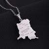 Unisex Stainless Steel Pendant Necklace With Star Shape Titanium Steel Pendant Electroplated High End Fashion Chain Accessory