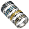 Unisex Stainless Steel Rings With Animals And Zodiac Patterns