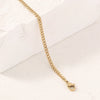 Unisex Stainless Steel Wave Chain Bracelet With Electroplated Finish And Geometric Faceted Design Minimalist Fashion Jewelry