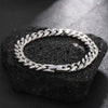 Unisex Titanium Steel Cuban Chain Bracelet With Ushaped Design Electroplated Versatile Fashion Jewelry