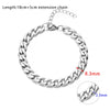 Unisex Titanium Steel Geometric Charm Bracelet Hip Hop Trendy Fashion Jewelry For Men And Women