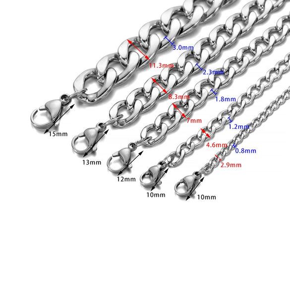 Unisex Titanium Steel Geometric Charm Bracelet Hip Hop Trendy Fashion Jewelry For Men And Women
