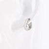 Unisex Titanium Steel Geometric Punk Style Ear Clip With Polishing