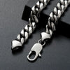 Unisex Titanium Steel Necklace With Geometric Pattern And Polishing Treatment