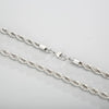 Unisex Titanium Steel Twist Chain Necklace With Geometry Pattern And Gold Inlaid Pendant