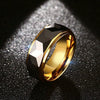 Unisex Tungsten Steel Geometric Ring