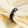 Unisex Tungsten Steel Geometric Rings With Smooth Finish And Electroplated Design Wholesale Fashion Accessories