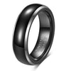 Unisex Tungsten Steel Geometric Rings With Smooth Finish And Electroplated Design Wholesale Fashion Accessories
