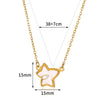Unisex Ushaped Copper Pendant Necklace With Zircon Inlay And Goldplated Finish Regular Chain Jewelry