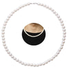 Unisex Vintage Pearl U Shaped Necklace