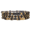 Unisex Wooden Geometric Handmade Beaded Bracelet Set