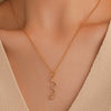 Unisex Zinc Alloy Animal Zodiac Snake Pendant Necklace With Electroplating And Regular Chain Ins Style Punk Hiphop Cold Style