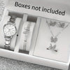 Universal Casual Alloy Case Round Dial Quartz Watch With Steel Band And Ordinary Glass Mirror