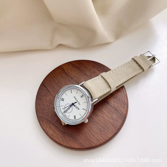 Universal Casual Artistic Retro Women's Watch With Alloy Case And Ordinary Glass Mirror