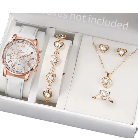 Universal Casual Fashion Belt Watch With Alloy Case Imitation Leather Strap And Stainless Steel Pin Buckle