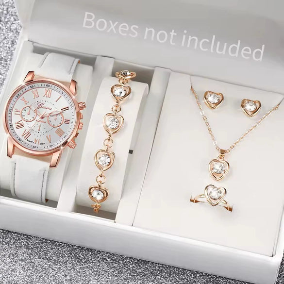 Universal Casual Fashion Belt Watch With Alloy Case Imitation Leather Strap And Stainless Steel Pin Buckle