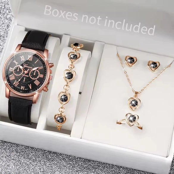 Universal Casual Fashion Belt Watch With Alloy Case Imitation Leather Strap And Stainless Steel Pin Buckle