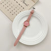 Universal Fashion Watch Set Alloy Case Canvas Strap Round Dial