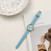 Universal Fashion Watch Set Alloy Case Canvas Strap Round Dial