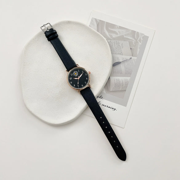 Universal Fashion Watch Set Alloy Case Canvas Strap Round Dial
